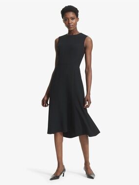 MM.LaFleur Black Jane Midi Dress 0